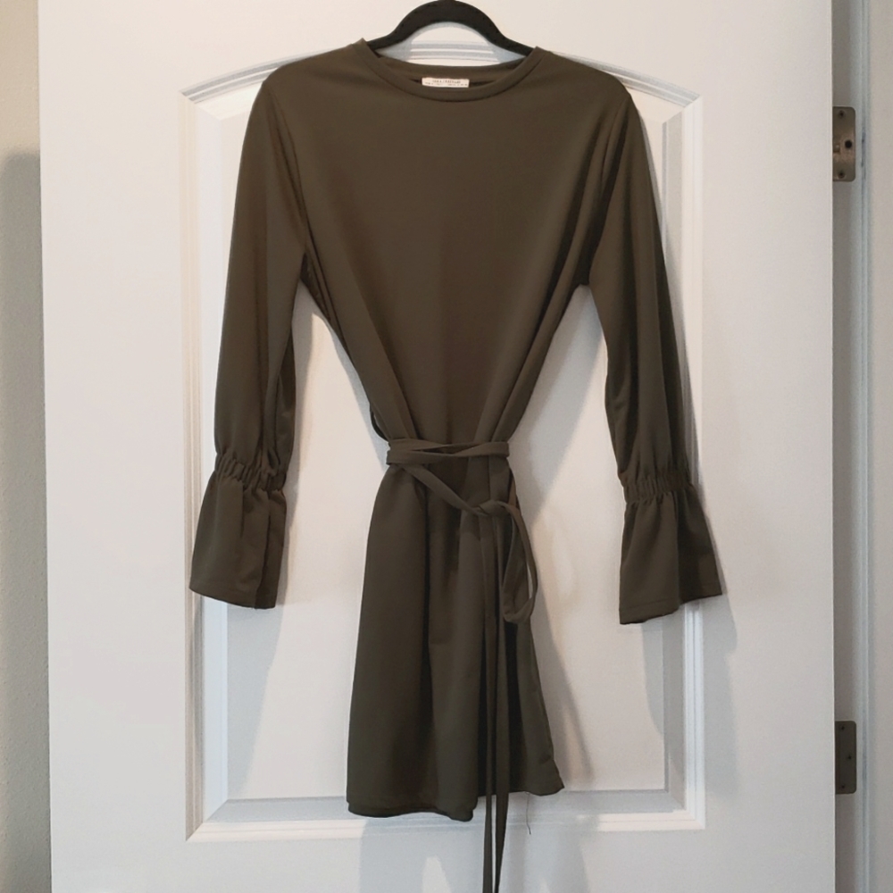 Zara Olive-colored tunic